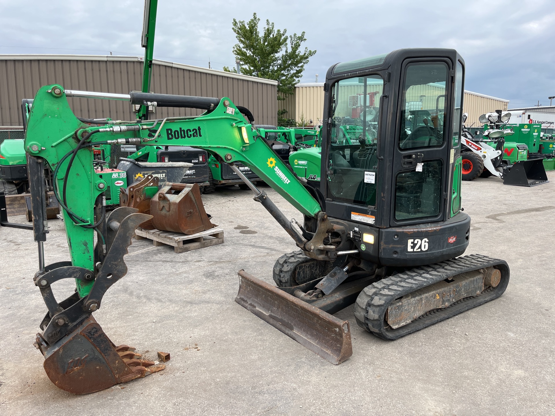2015 Bobcat E26 Mini Excavator