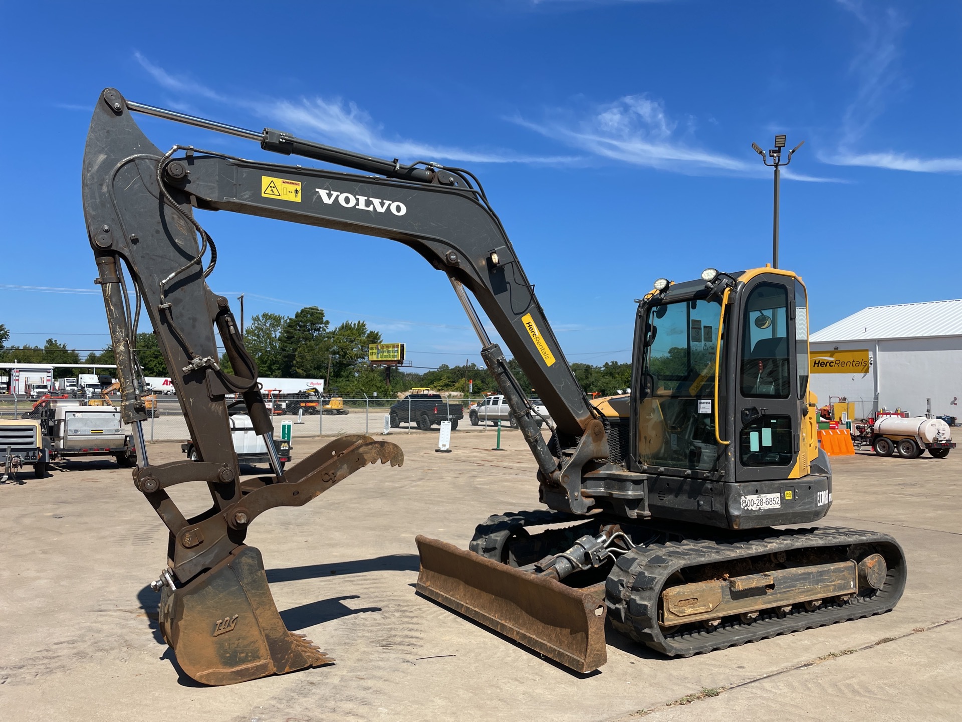2020 Volvo ECR88D Mini Excavator