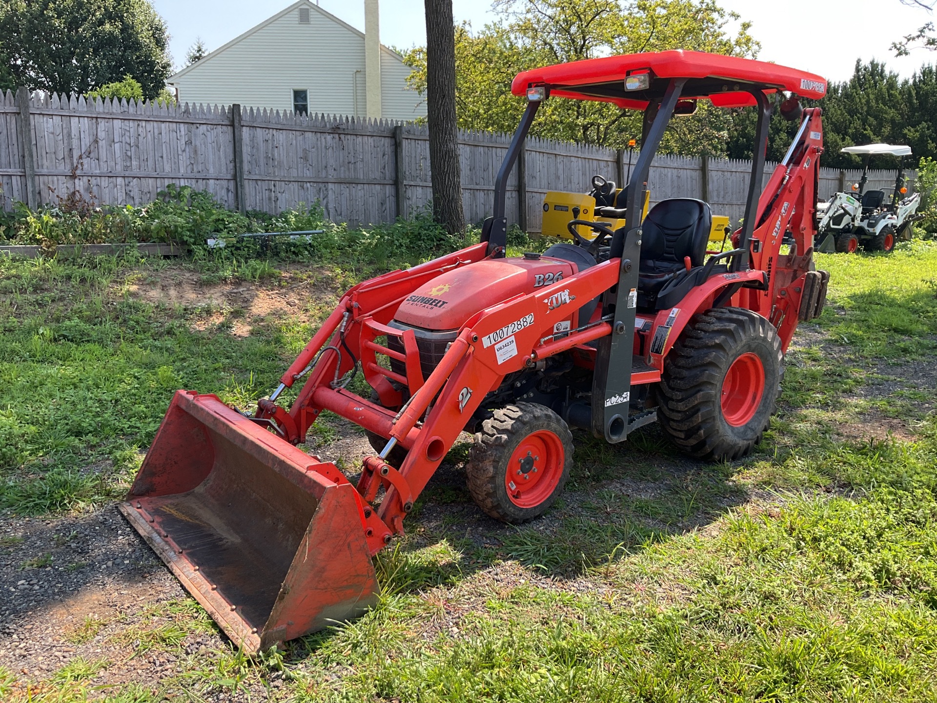 2018 Kubota B26 4x4 Backhoe Loader