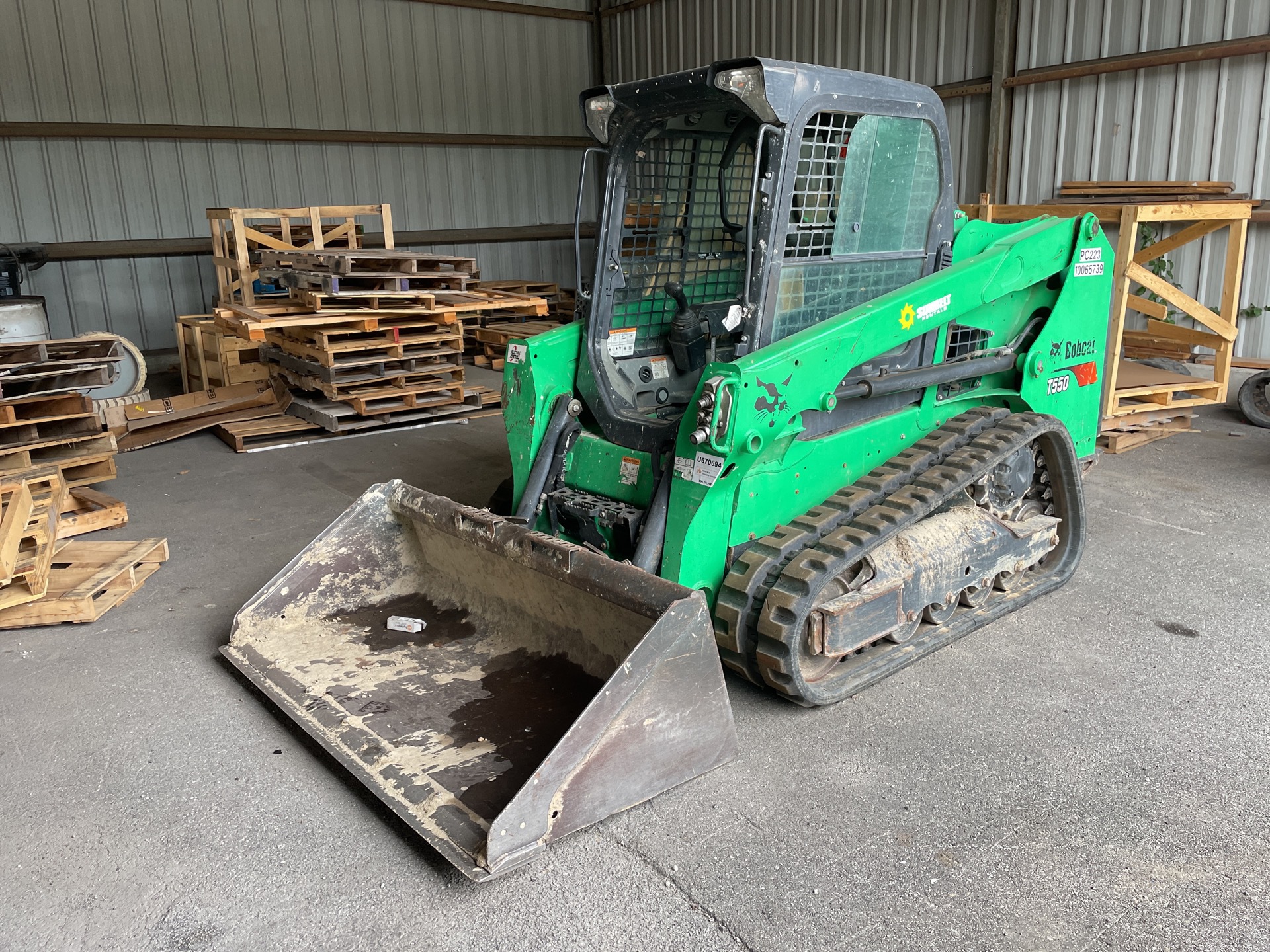2018 Bobcat T550 Compact Track Loader