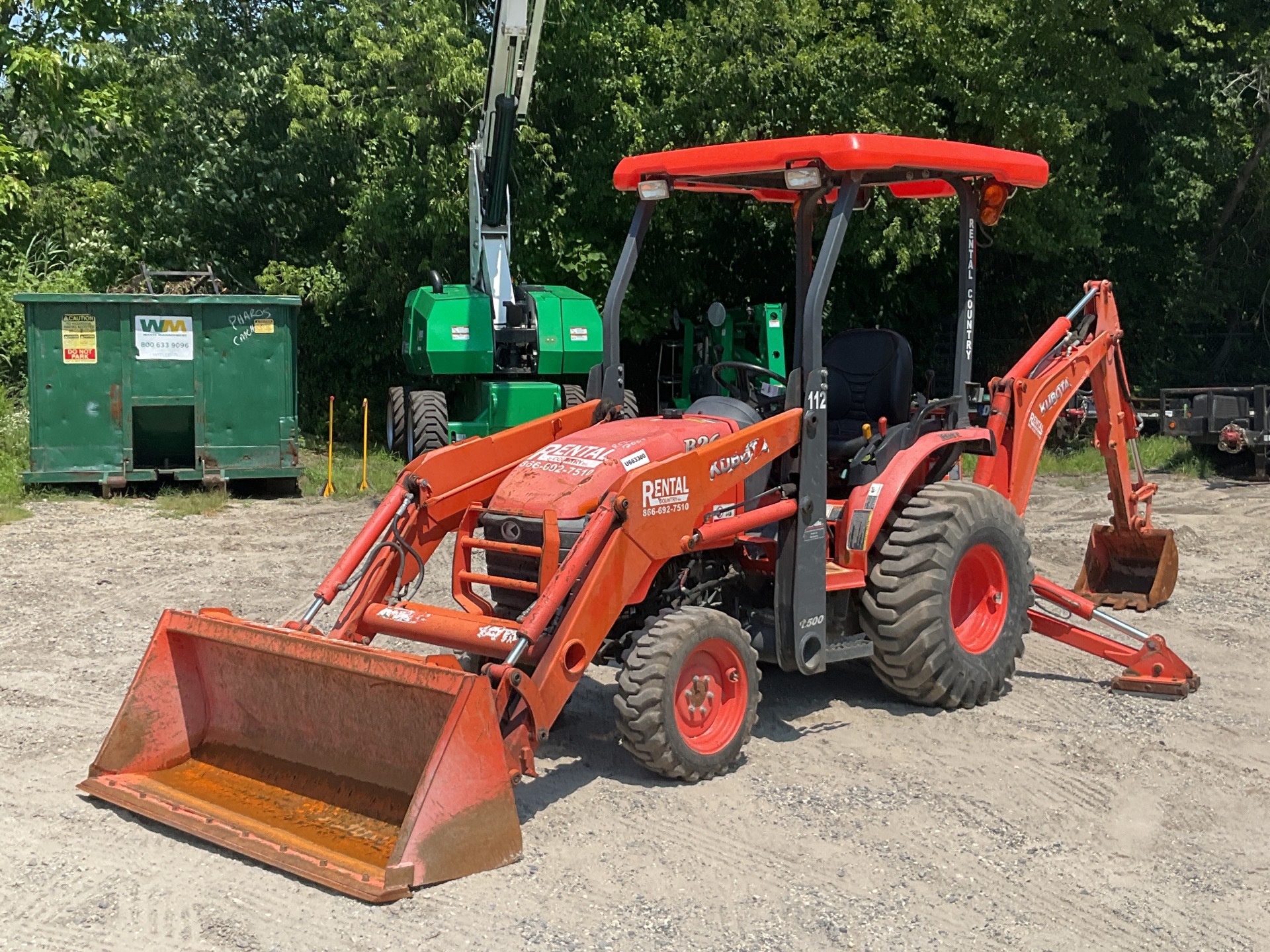 2017 Kubota B26 4x4 Backhoe Loader
