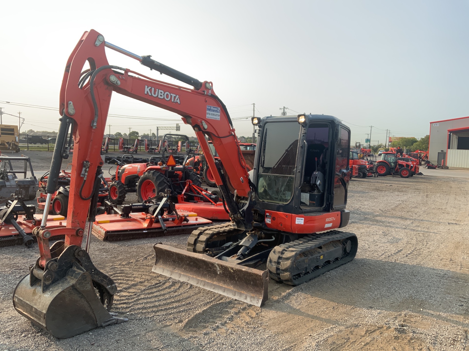 2020 Kubota KX057-4R3A Mini Excavator
