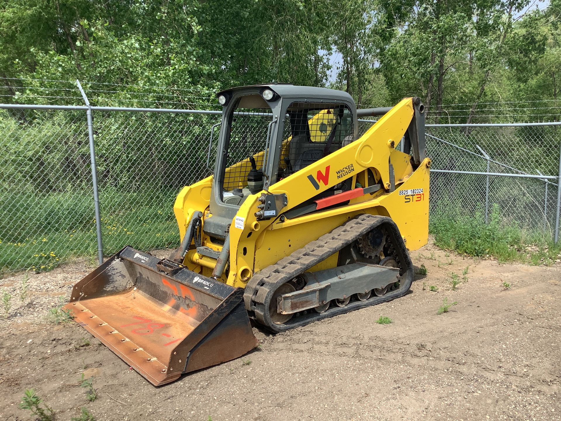 2017 Wacker Neuson ST31 Compact Track Loader