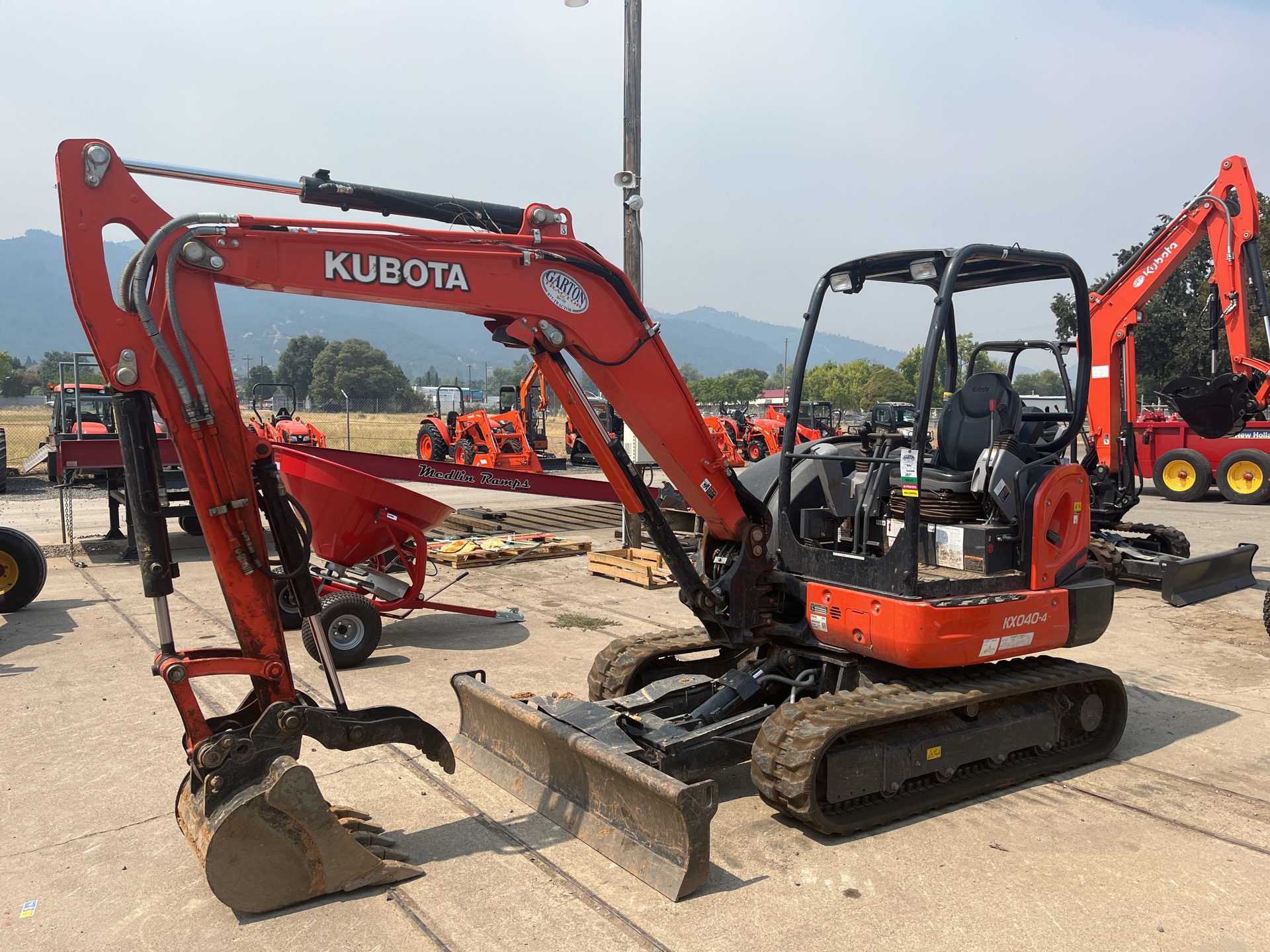 2020 Kubota KX040-4R1TP Mini Excavator