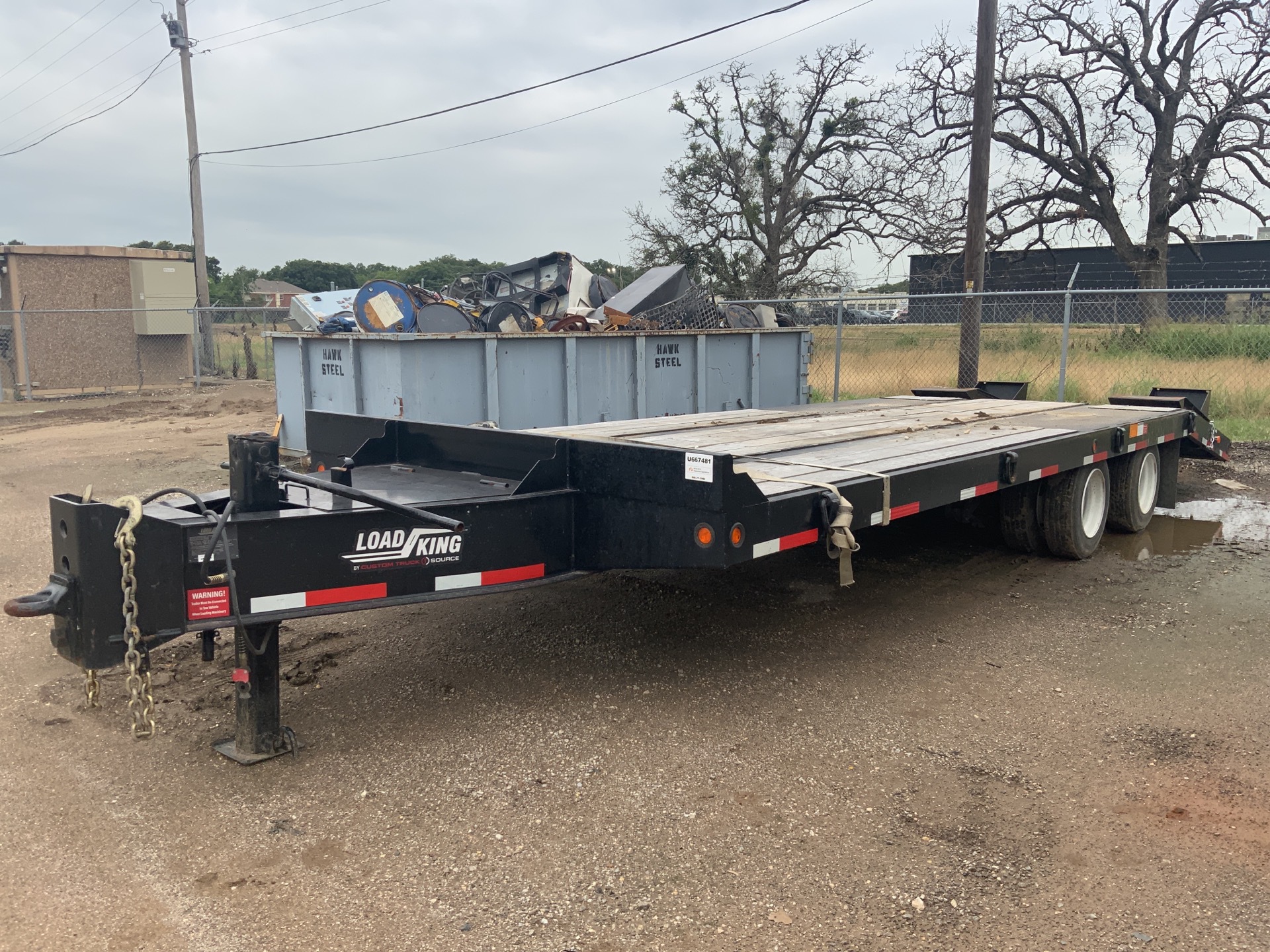 2022 Load King 21 ft T/A Equipment Trailer