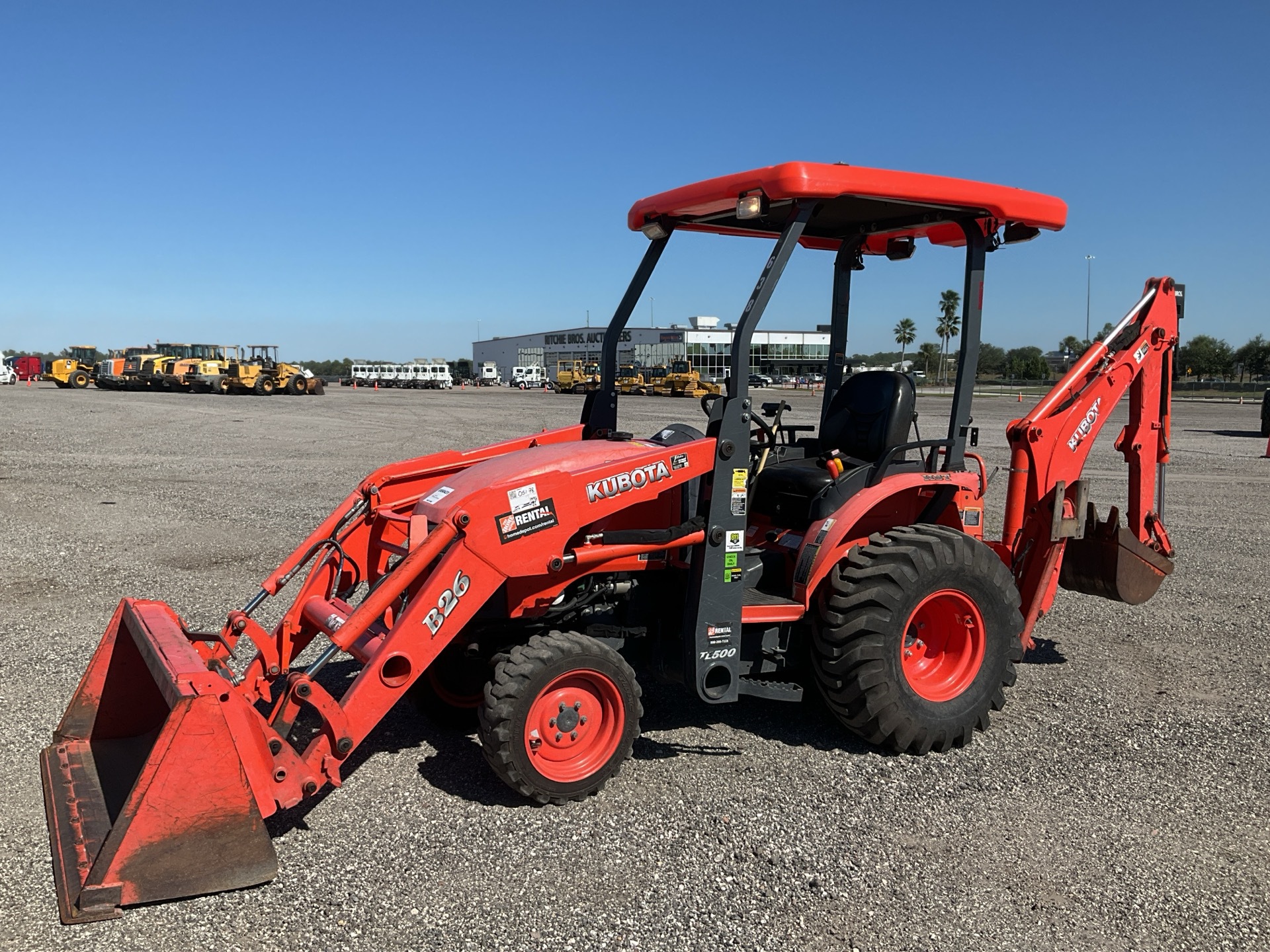 2019 Kubota B26 4x4 Backhoe Loader