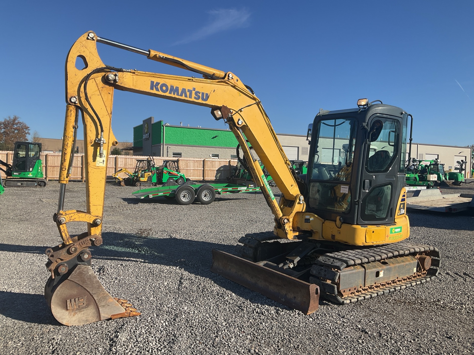 2016 Komatsu PC55MR-5 Mini Excavator