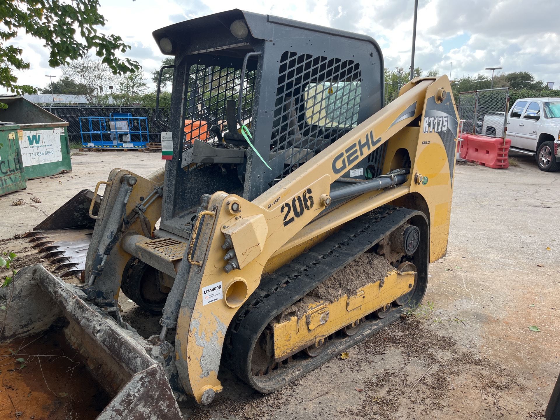 2017 Gehl RT175 Compact Track Loader