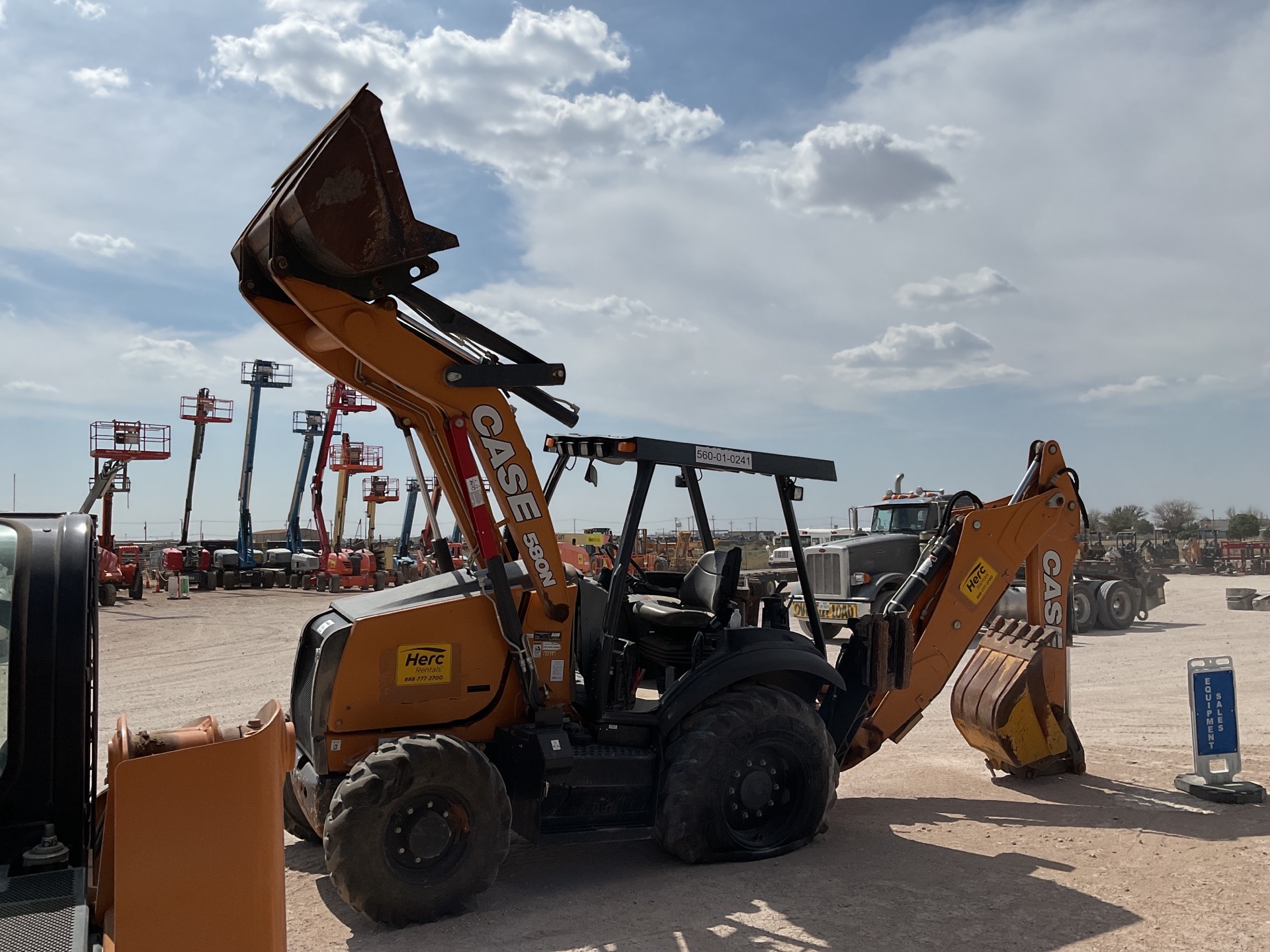 2018 Case 580N 4x4 Backhoe Loader (Inoperable)