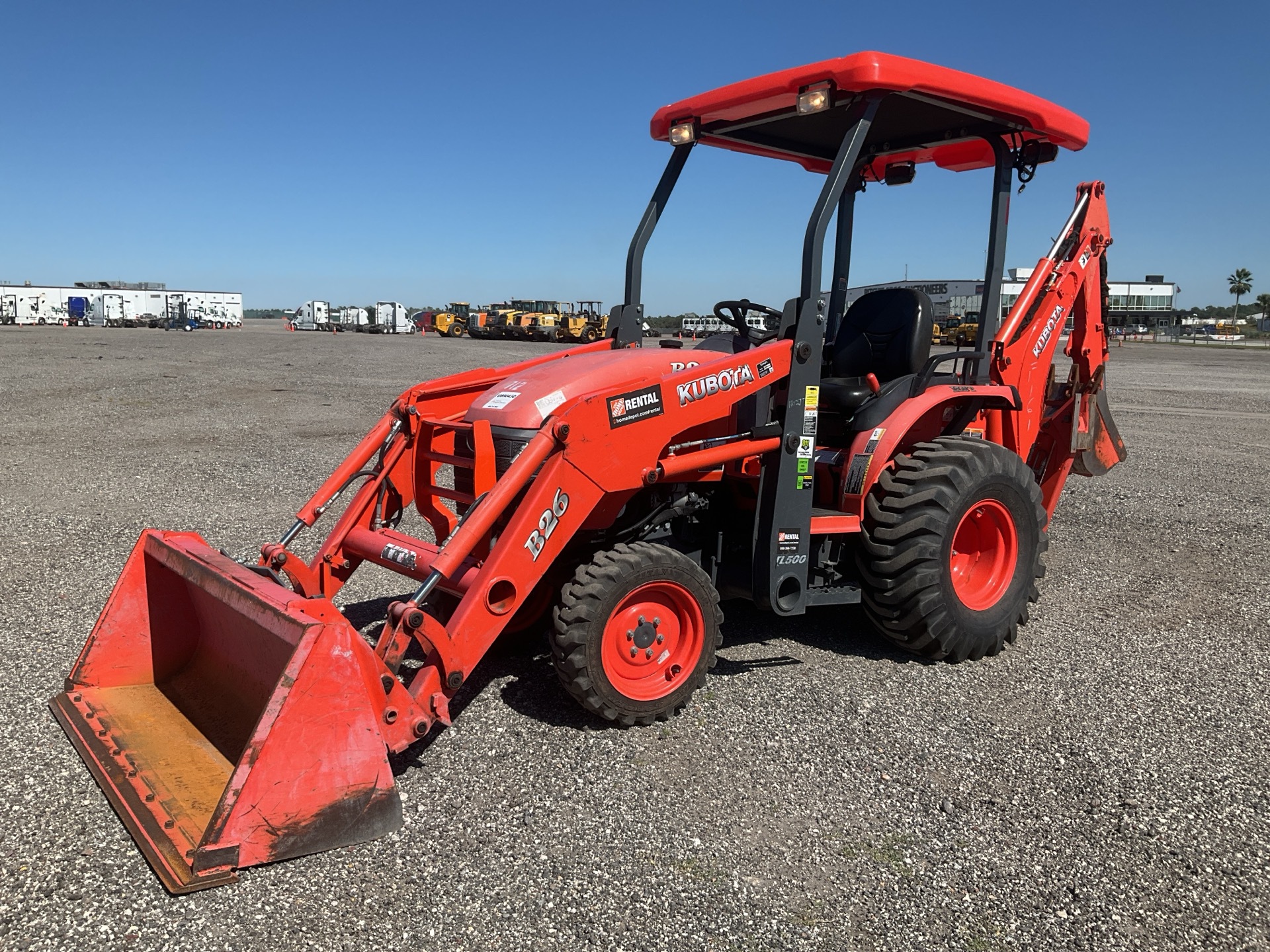2019 Kubota B26 TLB 4x4 Backhoe Loader