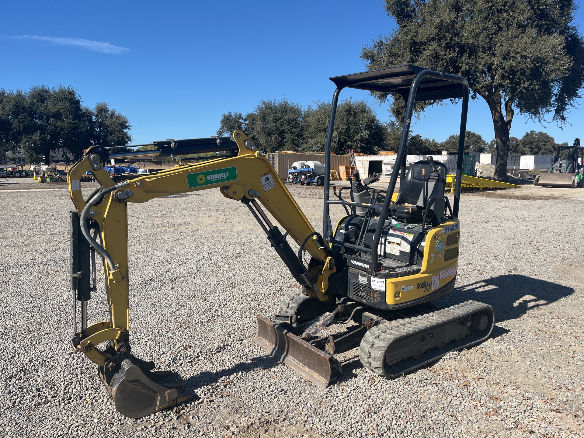 2019 Yanmar VIO17 Mini Excavator