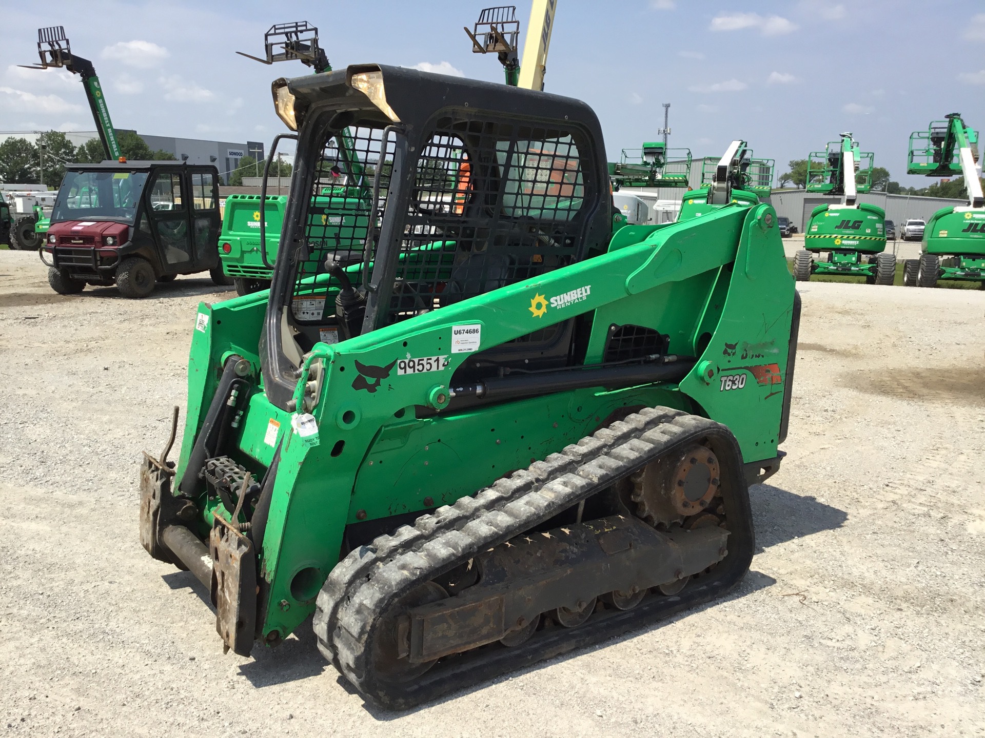 2017 Bobcat T630 Compact Track Loader