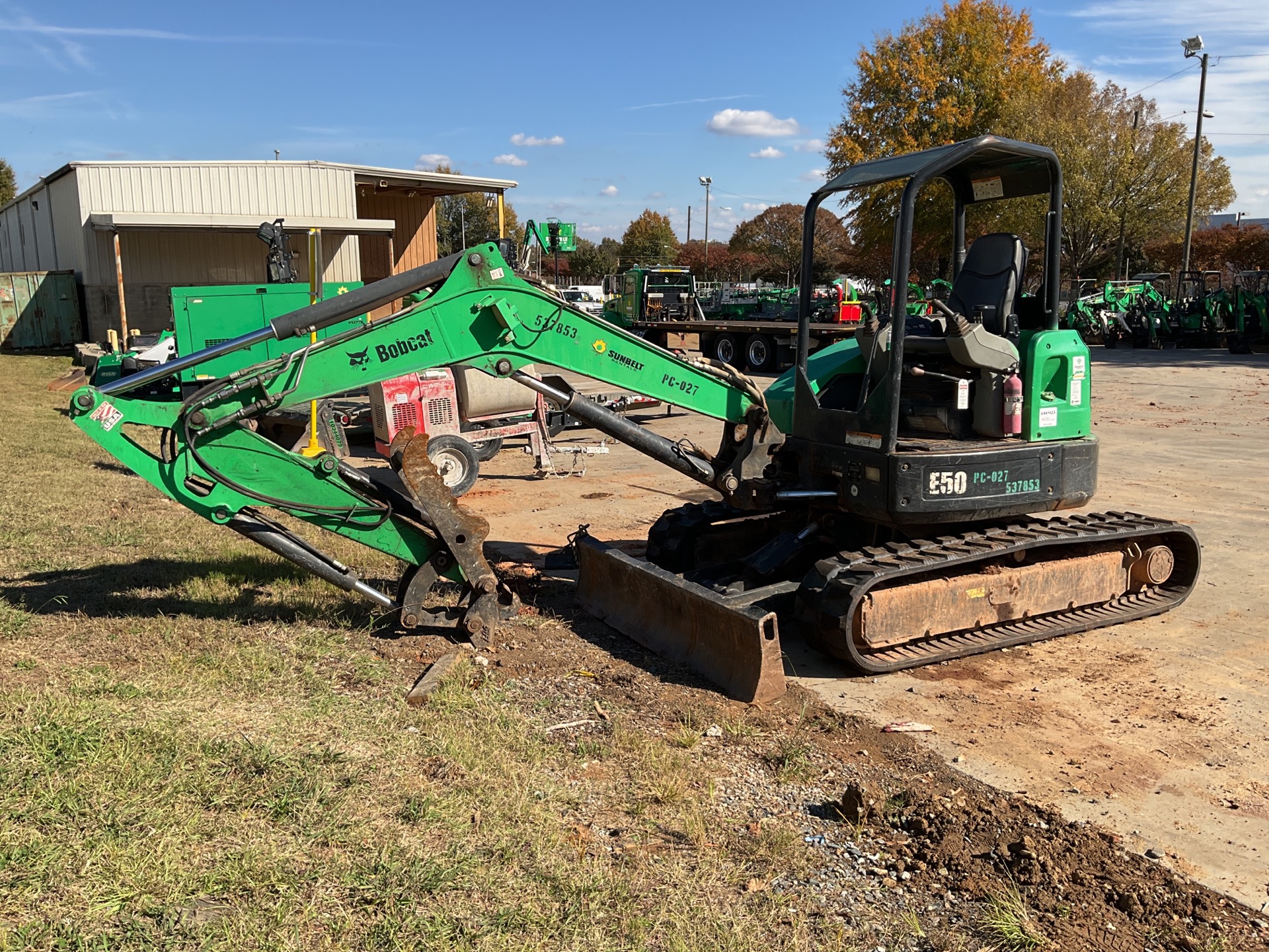 2013 Bobcat E50 Mini Excavator
