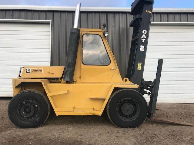 1990 Caterpillar V180B Pneumatic Tire Forklift - 18000lb Capacity