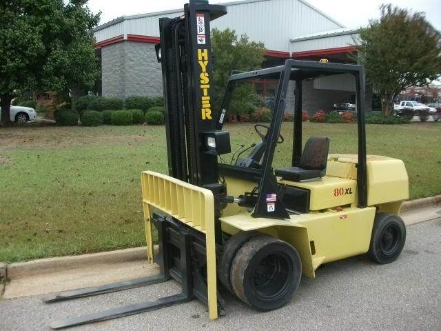 1996 Hyster H80XL Pneumatic Tire Forklift - 8000lb Capacity